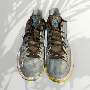 Nike Gray and Yellow Athletic Shoes